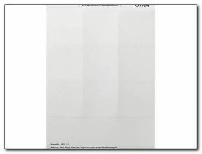 Arkusz opisowy 69x67mm Urz dodatkowe biały