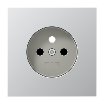 Płytka centralna gniazda z bolcem, aluminium