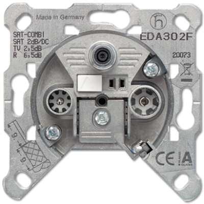 Gniazdo antenowe RTV/SAT, końcowe