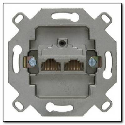 Gniazdo przyłączeniowe UAE 8/8-biegunowe ekranowane kat. 5e; ; Mechanizmy Numer katalogowy: 534555