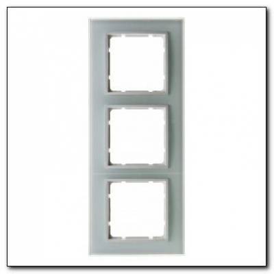 Ramka szklana 3-krotna; śnieżnobiały; B.7 Glas Numer katalogowy: 10136909