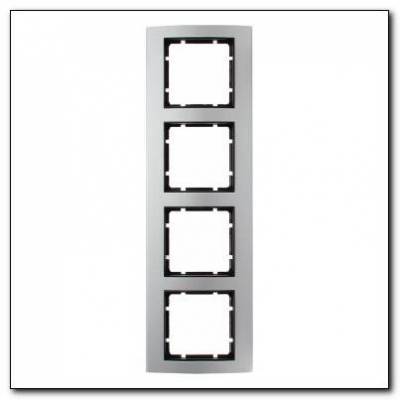 Ramka 4-krotna; alu/antracyt; B.3 Numer katalogowy: 10143004