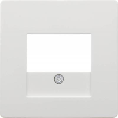 Element centralny do gniazda TAE i głośnikowego; śnieżnobiały, aksamit; Q.1 Numer katalogowy: 10336089