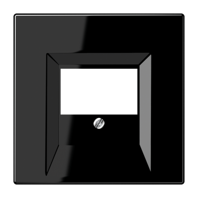 Płytka centralna TAE do gniazda głośnikowego, czarny