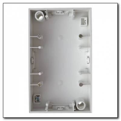 Puszka natynkowa 2-krotna; śnieżnobiały; B.1/B.3 Numer katalogowy: 10421909