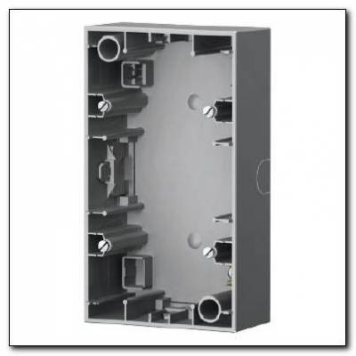 Puszka natynkowa 2-krotna pionowa; stal szlachetna, lakierowana; K.5 Numer katalogowy: 10427004