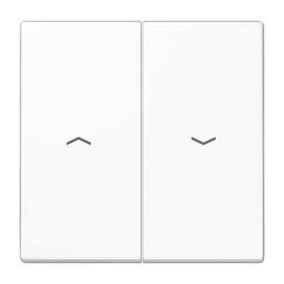 Klawisz żaluzjowy, biały