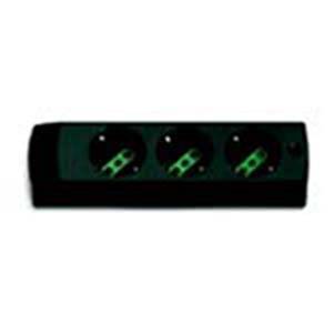 Multi-outlet 3P30 black