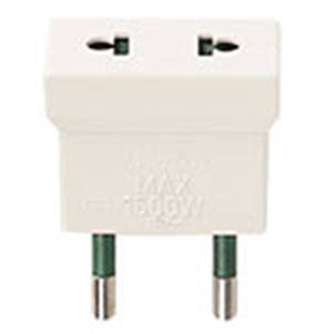 S10 adaptor - USA+EU outlet white