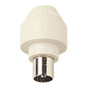 TV ø9,5 axial plug ivory