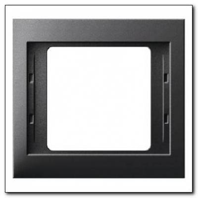 Ramka 1-krotna; antracyt mat, lakierowany; K.1 Numer katalogowy: 13137006