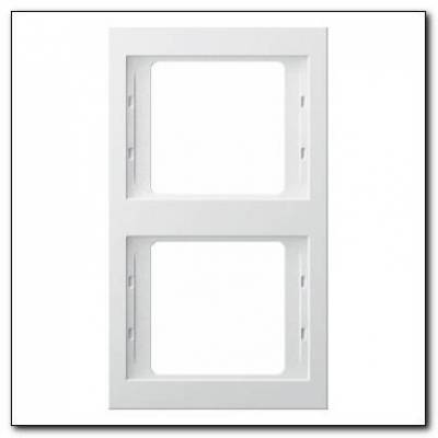 Ramka 2-krotna pionowa; śnieżnobiały; K.1 Numer katalogowy: 13237009