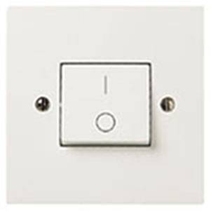 2P 10AX 1-way switch white