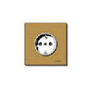 2P+E 16A P30 outlet alum.snapfix bronze