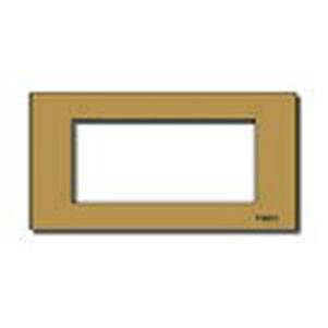 Plate 4sp.M alum. snapfix bronze