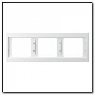 Ramka 3-krotna pozioma; śnieżnobiały; K.1 Numer katalogowy: 13737009