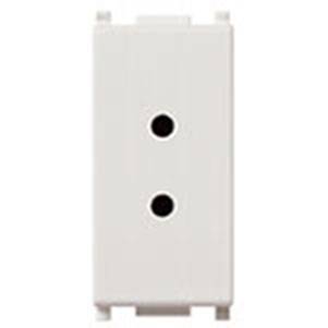 Gniazdo 2P, 6A, 24V, SELV, 1M, biały