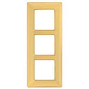 Ramka ozdobna, technopolimer, 6M (2+2+2), matowy złoty