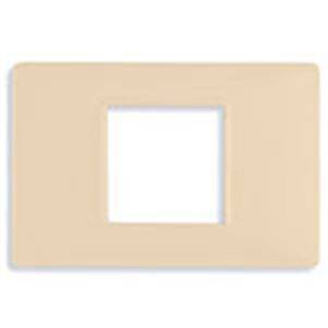 Ramka ozdobna, technopolimer, 2M-centr., kremowy