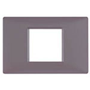 Ramka ozdobna, technopolimer, 2M-centr., opalizujący brązowy