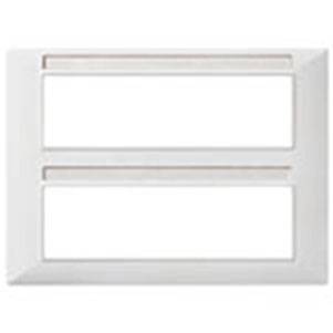 Ramka ozdobna, technopolimer, 14M, biały