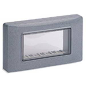 Pokrywa IP55 ze śrubami, 4M, antracyt