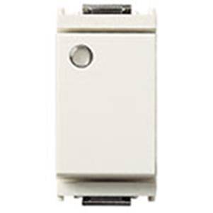 Łącznik jednobiegunowy 1P, 16AX, podświetlenie, 1M, biały