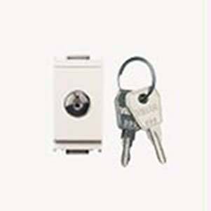 1P NO 16A push +000-key white