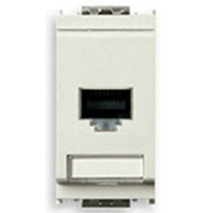 Gniazdo komputerowe RJ45, kat. 5e, Netsafe UTP 110, 1M, biały