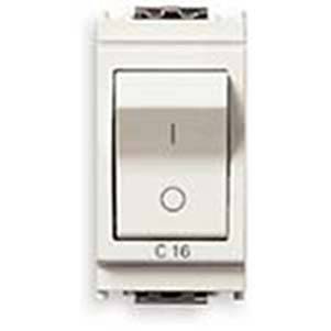 Wyłącznik nadprądowy 1P+N, 120-230V, C16, 1M, biały