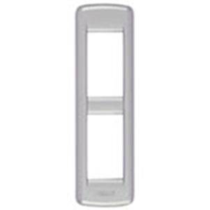 Ramka ozdobna, Round, metal, 2M, metaliczny srebrny