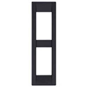 Ramka ozdobna, Round, technopolimer, 2M, czarny