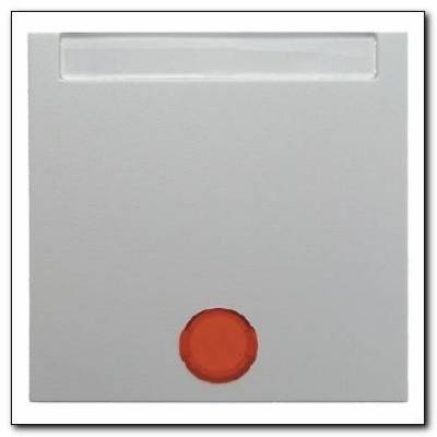 Klawisz z 5 dołączonymi soczewkami i polem opisowym; śnieżnobiały; S.1/B.1/B.3/B.7 Glas Numer katalogowy: 16281909