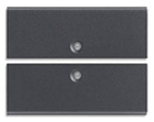 2 przyciski 2M, symbol w.o, antracyt