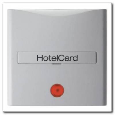 Łącznik na kartę hotelową-nasadka z nadrukiem i czerwoną soczewką; śnieżnobiały, połysk; S.1/B.3/B.7 Glas Numer katalogowy: 16408989