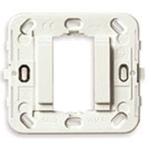 Ramka montażowa, bez wkrętów, gładka, 1M-zmniejszony, biały