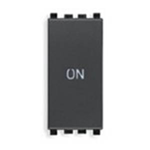 Przycisk 1P, NO+NC, symbol ON, 10A, 1M, antracyt