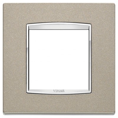 Ramka ozdobna, Classic 2M  Bright matt titanium