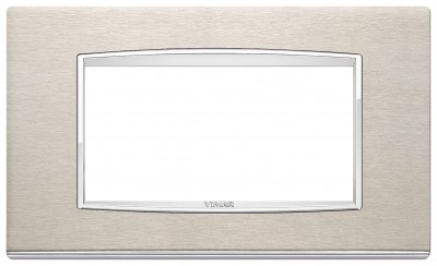 Ramka ozdobna, Classic 4M stal nierdzewna szczotkowana stal