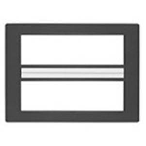 Ramka ozdobna, Classic, metal lakierowany, 14M, matowy antracyt