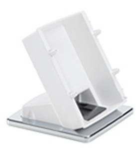 Ramka montażowa, nabiurkowa, 8M, biały