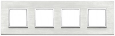 Ramka ozdobna 8M (2+2+2+2) 71mm Next grey