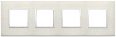 Ramka ozdobna 8M (2+2+2+2) 71mm titanium