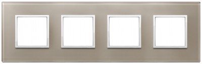 Ramka ozdobna 8M (2+2+2+2) 71mm opal brown
