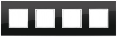 Ramka ozdobna 8M (2+2+2+2) 71mm black diamond