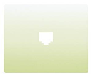 Gniazdo poj komp. i tel.  - beżowy