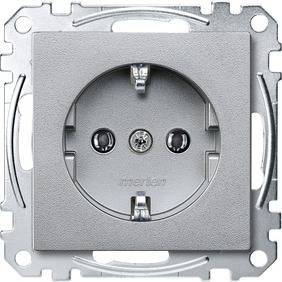 GNIAZDO SCHUKO, ALU, SYS. M, Kod produktu: ME-MTN2401-0460