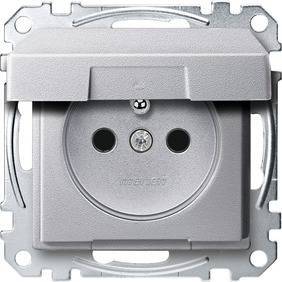 GNIAZDO+UZ.,PRZESŁ.Z.BEZS.Z KLAP.ALU.S.M, Kod produktu: ME-MTN2510-0460