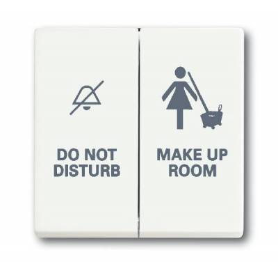 Klawisz do hotelu z opisem