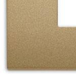 Ramka ozdobna Classic, 1M-centralnie (do puszki fi60), maloway technopolimer, motowy złoty